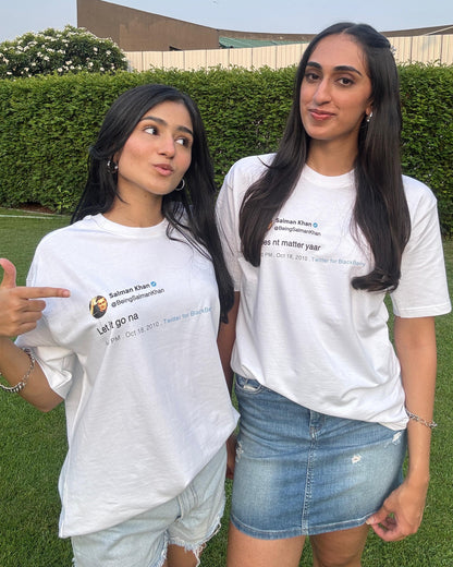 salman tweet oversized tee