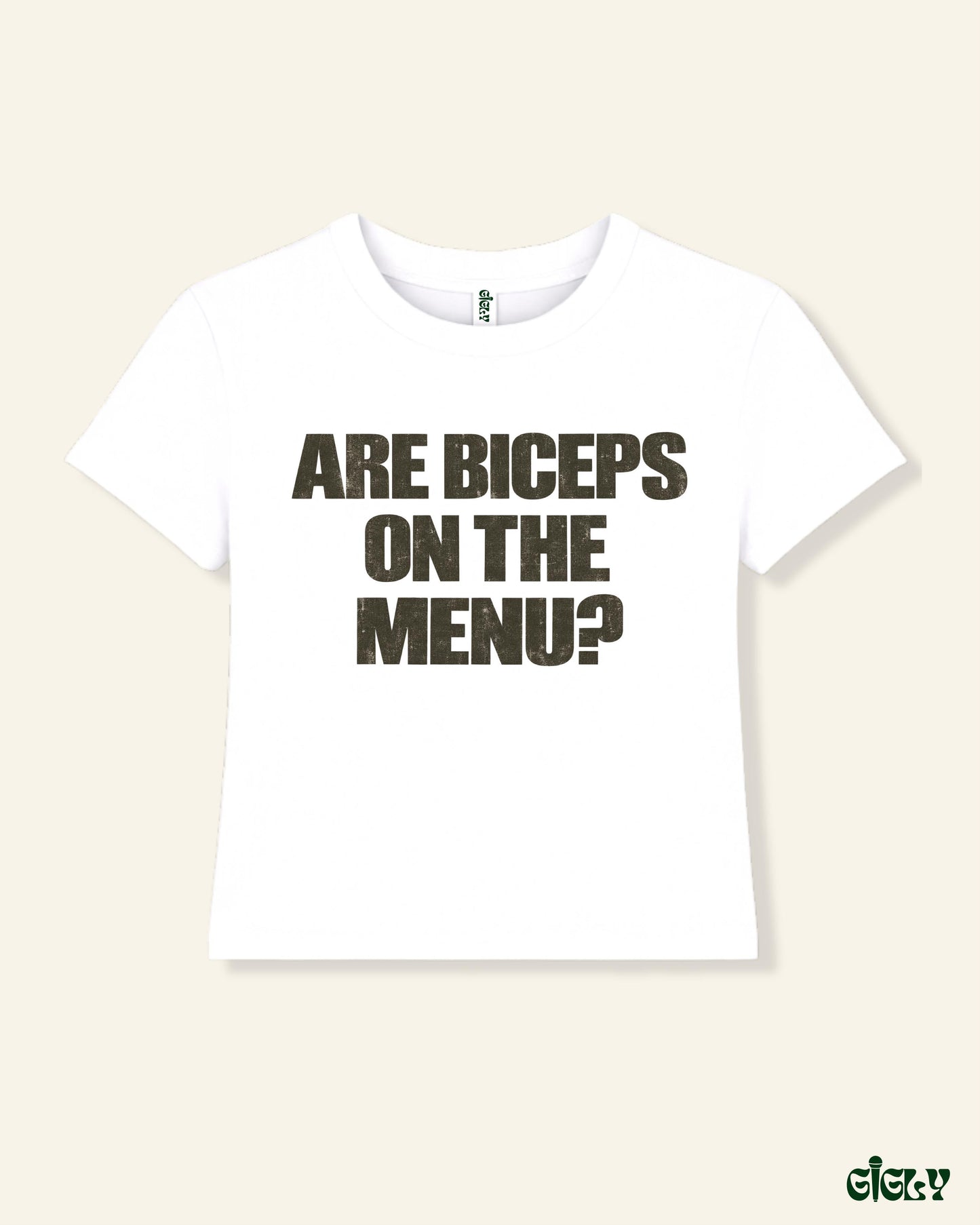 biceps baby tee