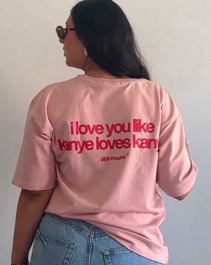 kanye thoughts oversized tee