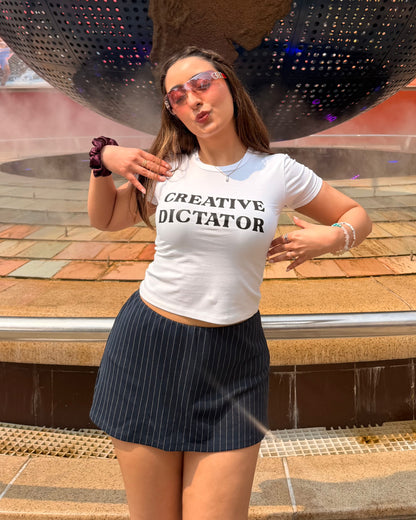 creative dictator baby tee