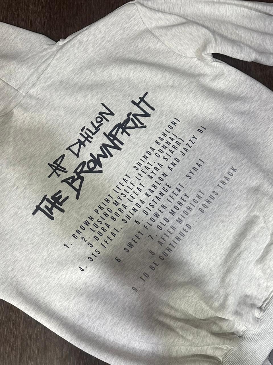 AP ok stfu grey hoodie