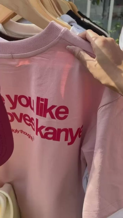 kanye thoughts oversized tee